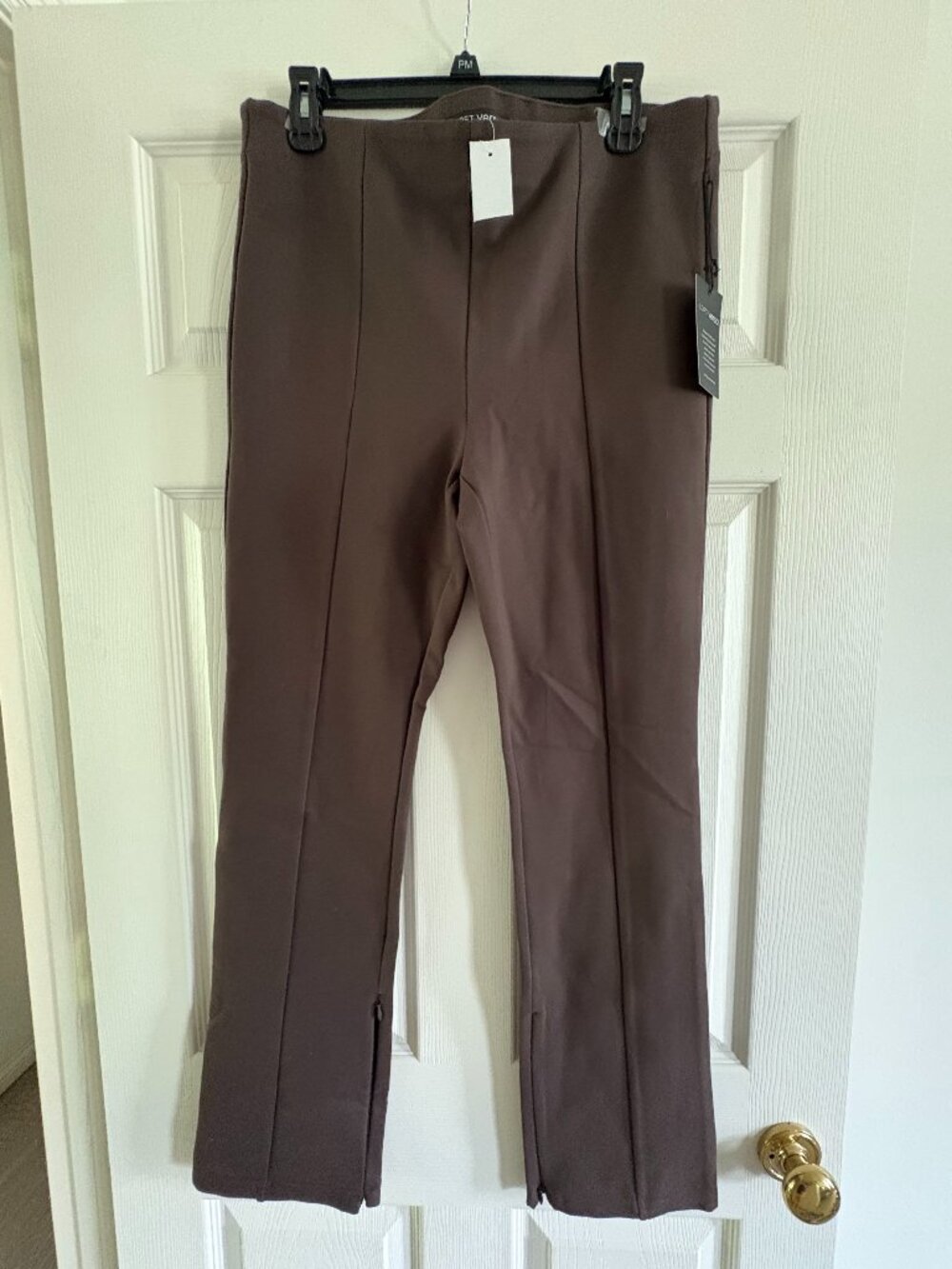 LOFT Split Hem Pant, Coconut Shell